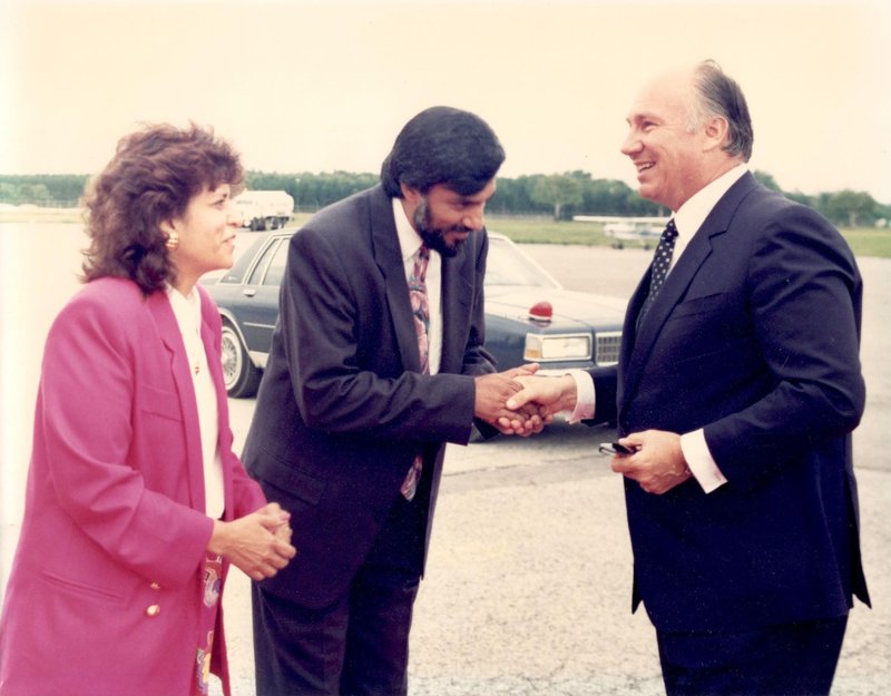 1992 With His Highness the Aga Khan in Canada-Ottawa