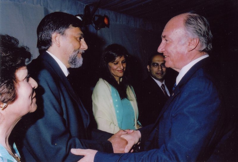 2005 With His Highness the Aga Khan in Canada-Vancouver