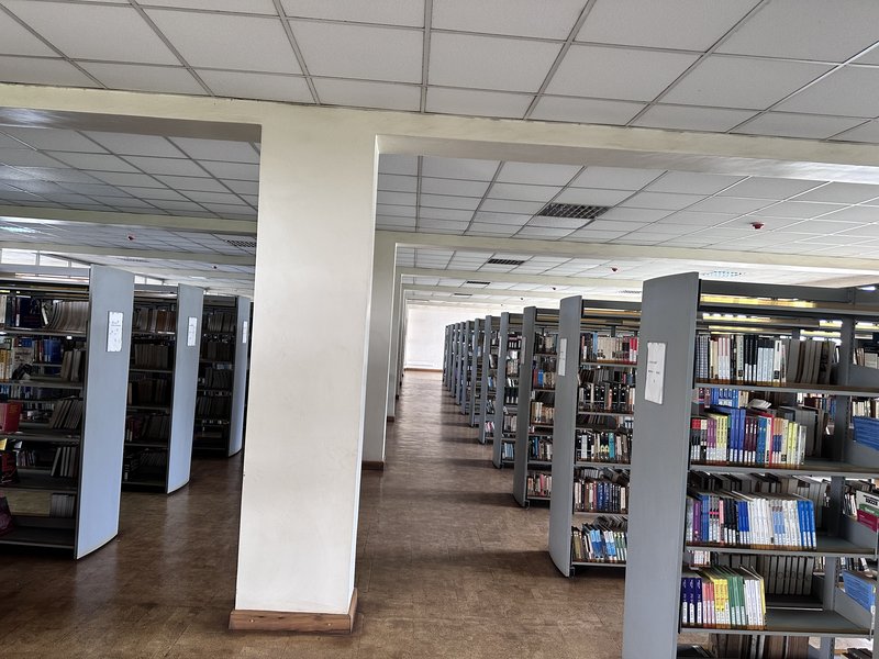 A view of the International Development Association section in the Main Library