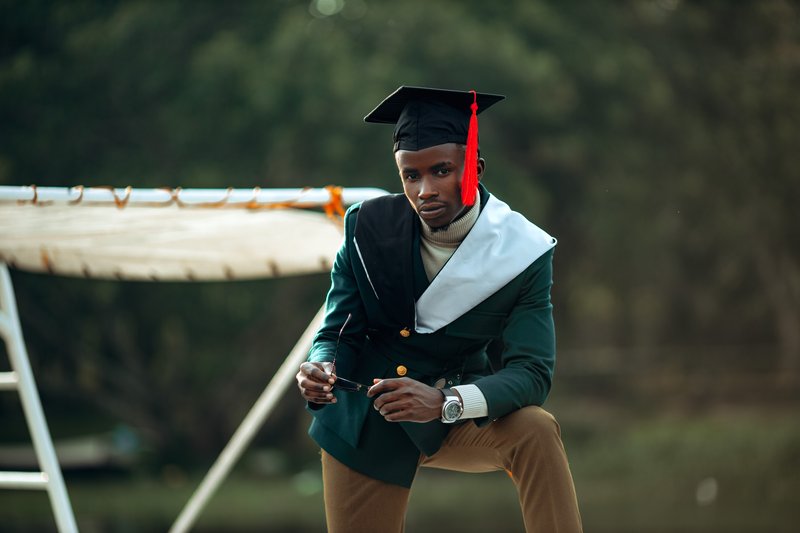 Anthony Mucunguzi at his 74th Graduation Photoshoot_2