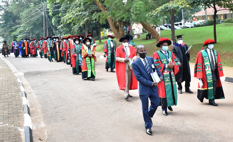 Copy of Peter Kayonde as an official of the Makerere 71st Graduation on 18th May 2021