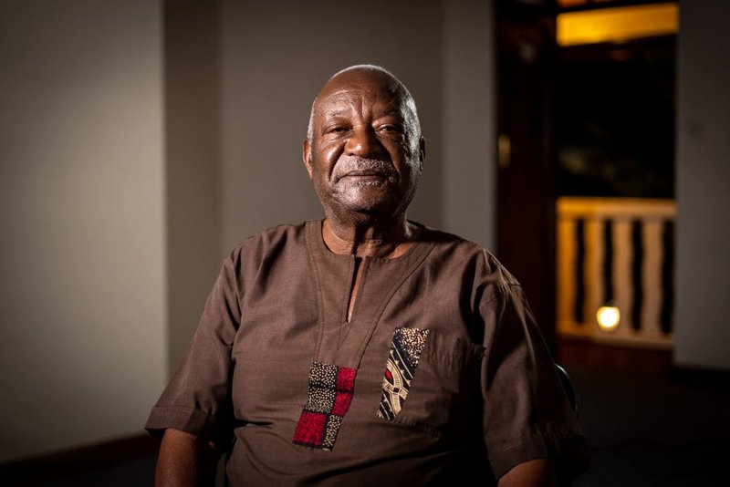 Professor Emeritus Patrick Rubaihayo at the RUFORUM AGM in 2023, where he was a member of the Technical Committee of it&#x27;s Governing Organ. Photo credit-RUFORUM